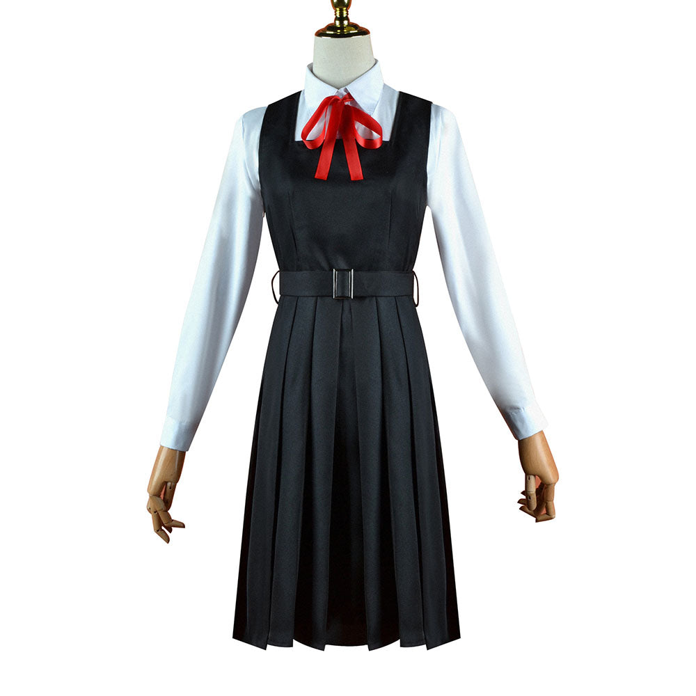 Chainsaw Man Costume Mitaka Asa Cosplay Dress with Accessories for Women