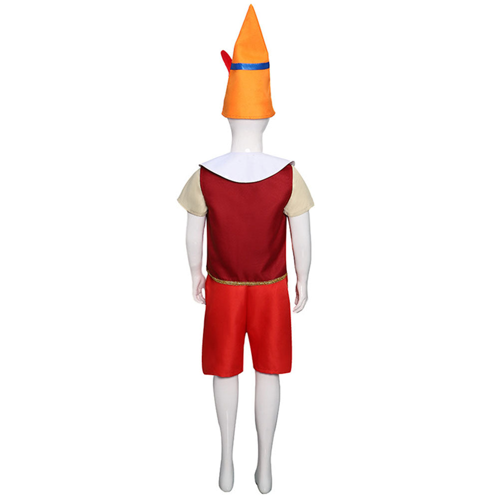 Pinocchio Costumes Pinocchio Full outfit Cosplay with Hat