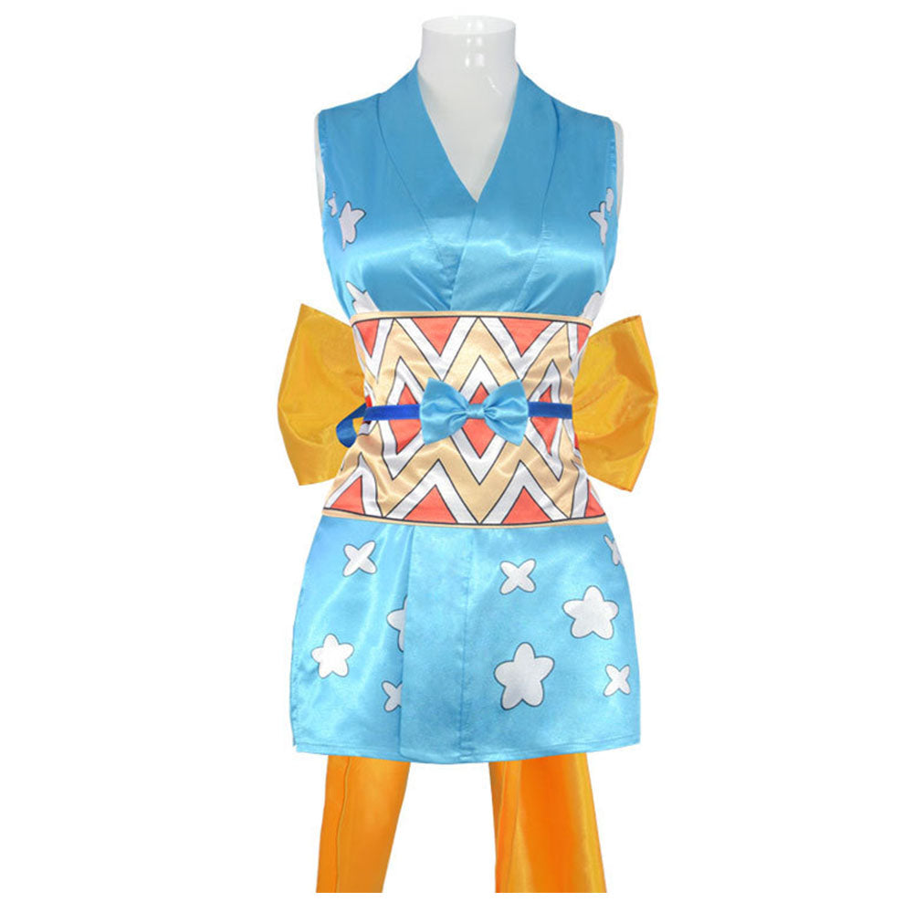 One Piece Wano Country Nami Cosplay Set Wanokuni Style Nami Dress for Women