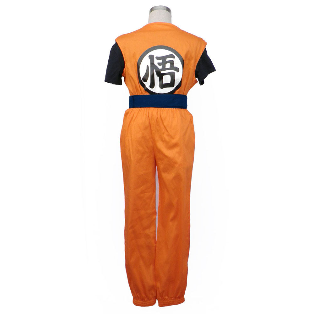 Dragon Ball  Costume Son Goku Training Suit Z Authentic Cosplay for Men and Kids