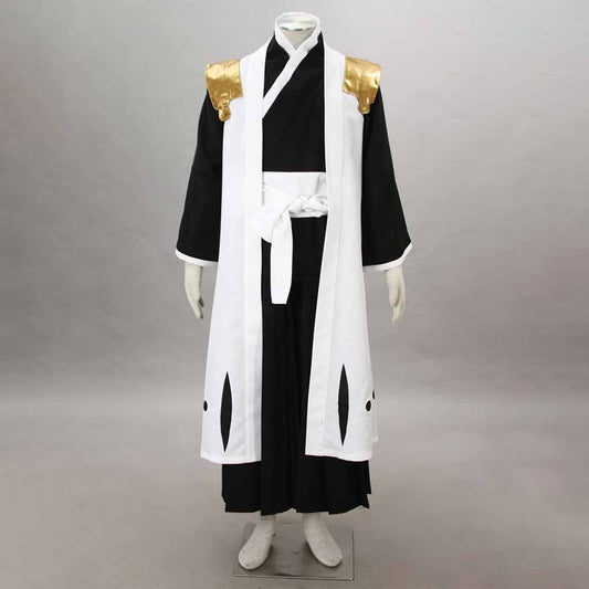 Bleach Costume Komamura Sajin Cosplay Kimono Set 7th Division Captain Costume for Men and Kids