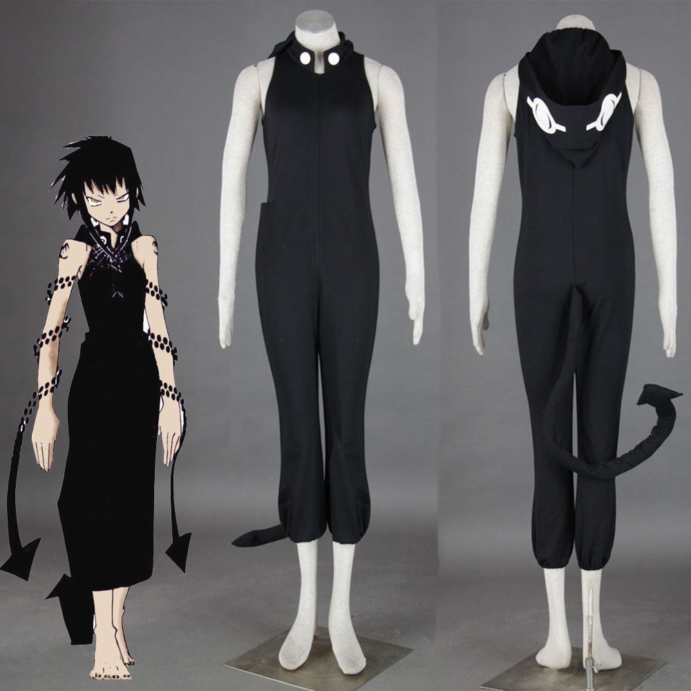Women and Kids Soul Eater Costume Medusa Cosplay Jumpsuit With Accessories