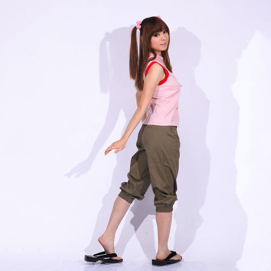 Anime Weapon Scroll Jutsu Mistress Ninja Childhood Cosplay Outfit for Women Kids