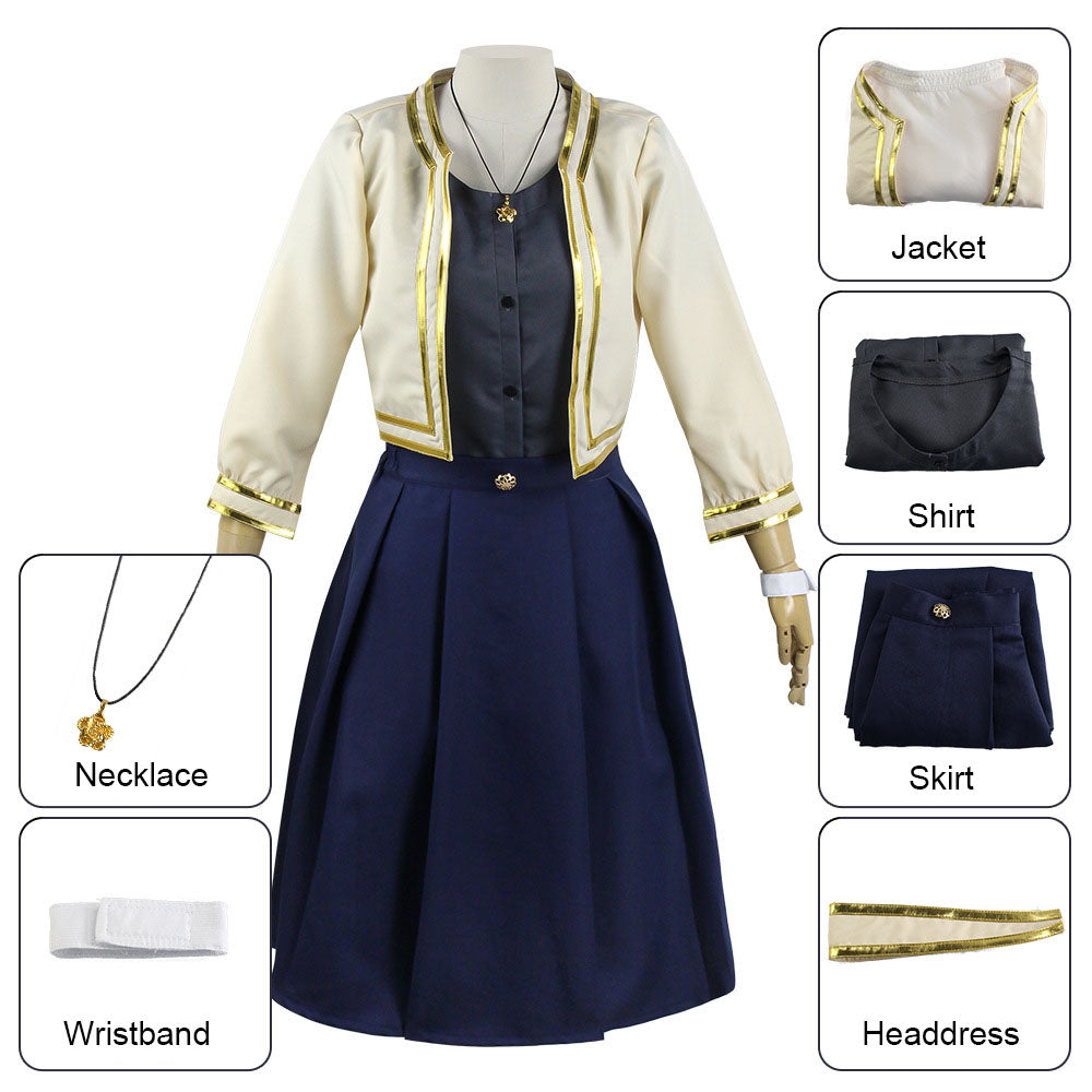 Spy x Family Costume Yor Briar Yor Forger Cosplay Navy Suits with Jacket for Women and Kids