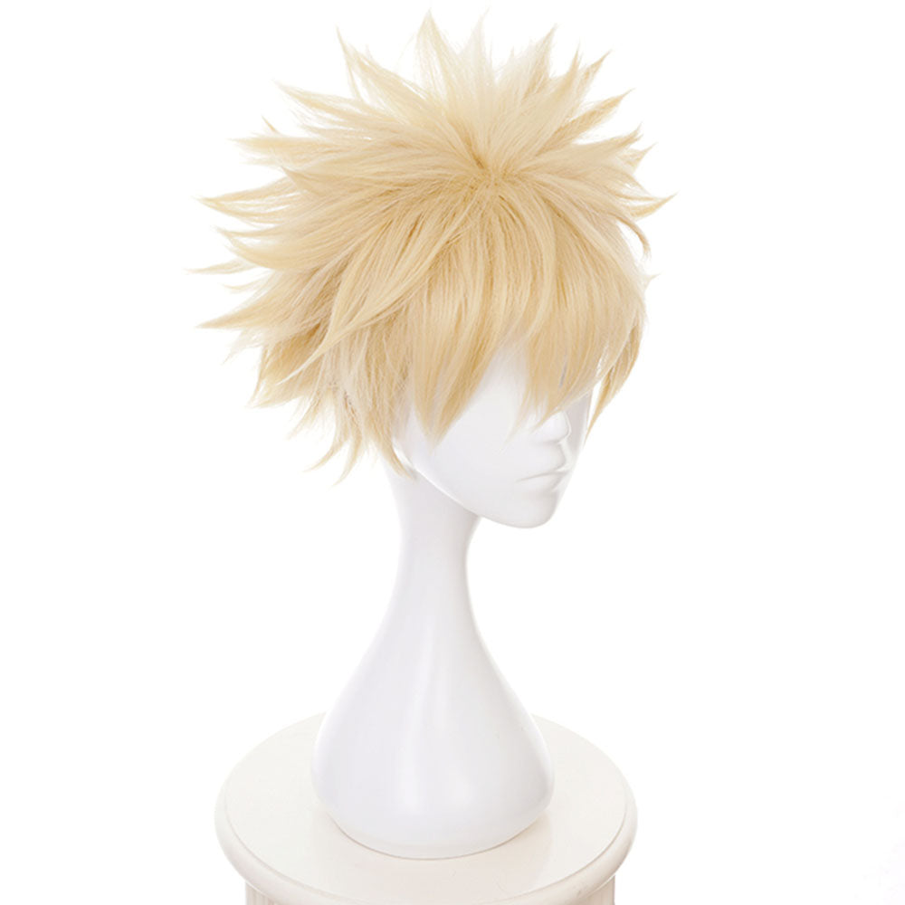 Anime My Hero Academia Bakugou Katsuki Cosplay Wig Heat Resistant Sythentic Hair