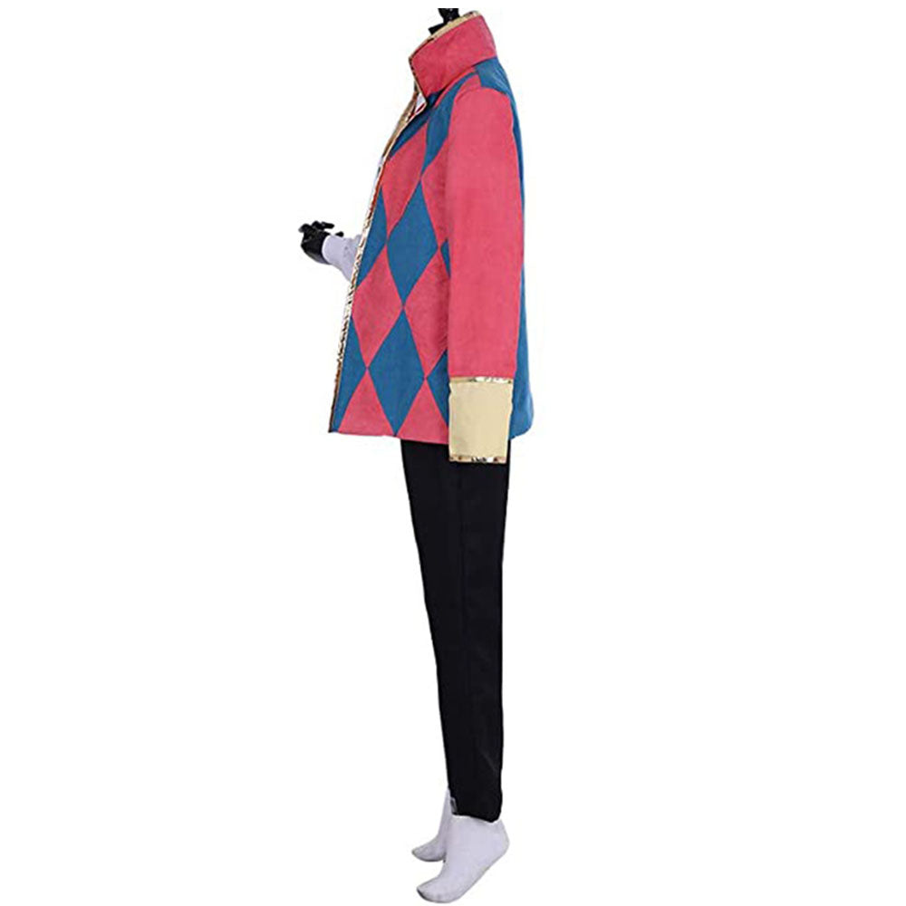 Howl's Moving Castle Costume Howl Cosplay full Outfit with Earrings for Men