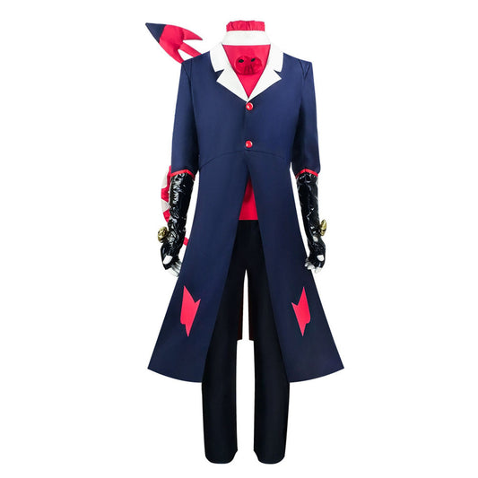 For Men Hazbin Hotel Costume Helluva Blitzo Cosplay Uniform Outfit Full Set