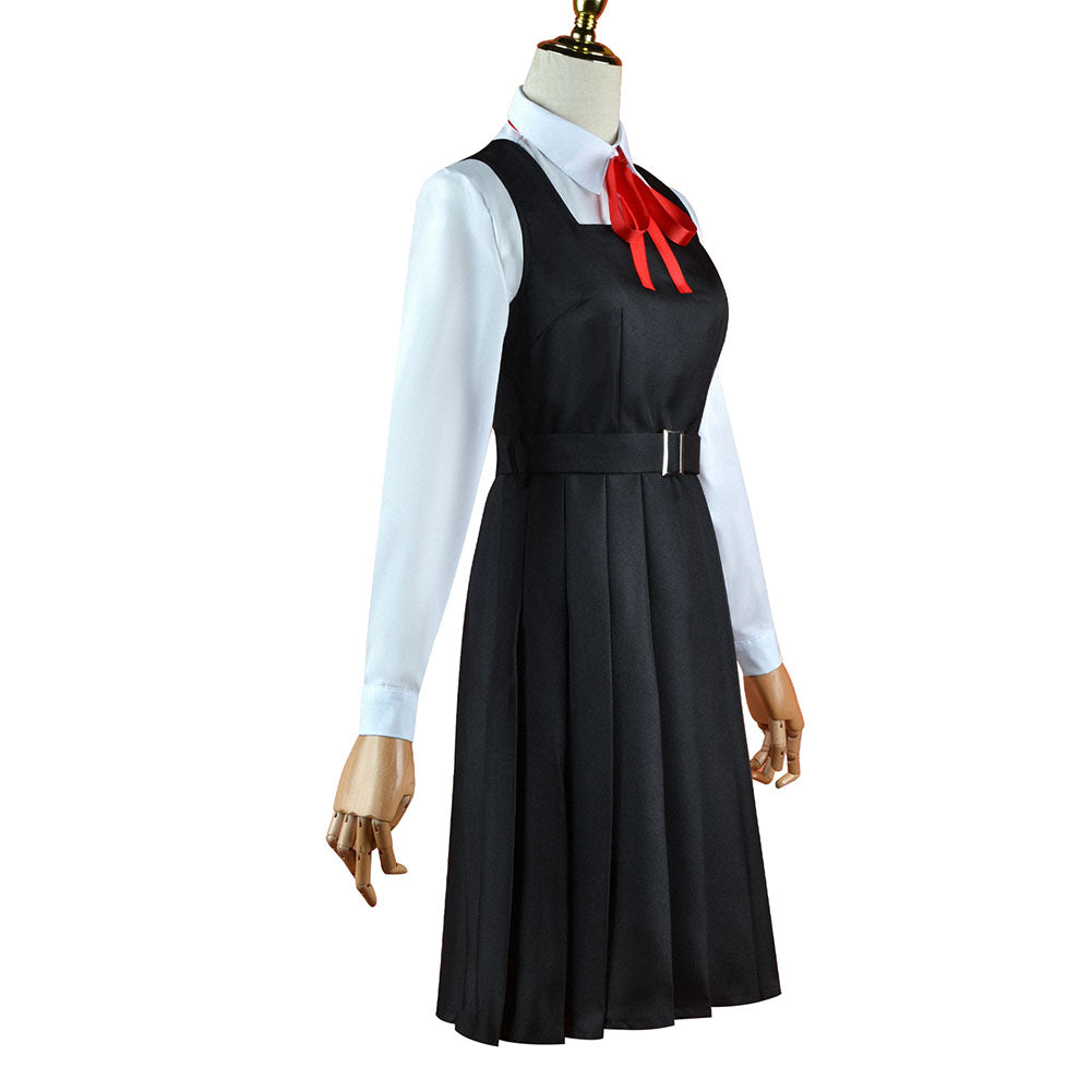 Chainsaw Man Costume Mitaka Asa Cosplay Dress with Accessories for Women