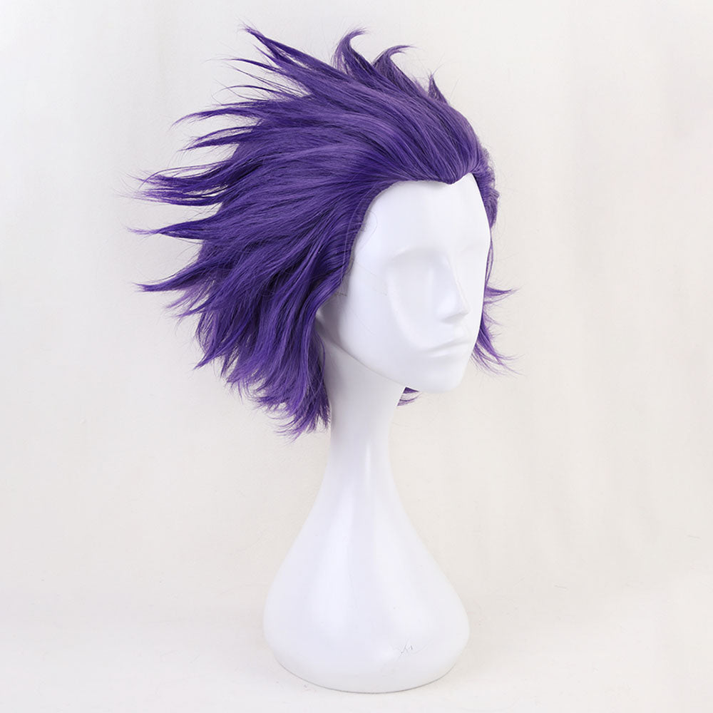 Anime My Hero Academia Costume Shinso Hitoshi Training/Gym Cosplay Outfit with Wig