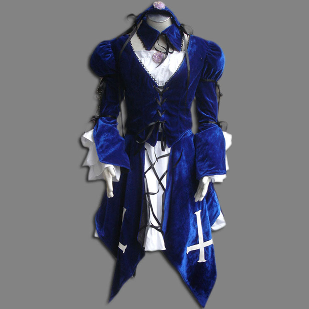 Rozen Maiden Costume Mercury Lamp Costume Full Outfit for Women and Kids