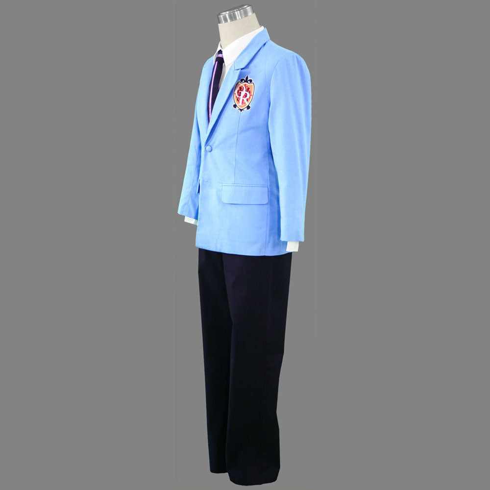Ouran High School Host Club Costume Suou Tamaki Haruhi Fujioka Cosplap Uniform for Men and Kids