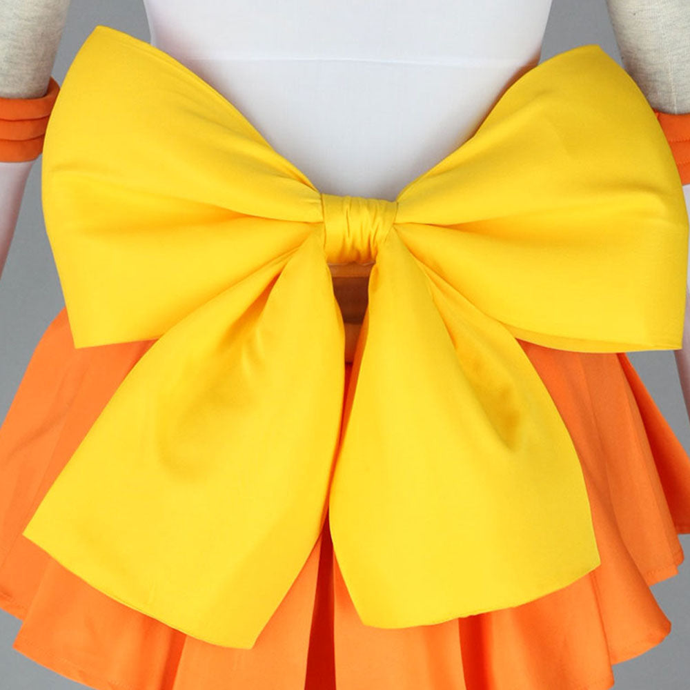 Women and Kids Sailor Moon Costume Sailor Venus Aino Minago Cosplay with Accessories