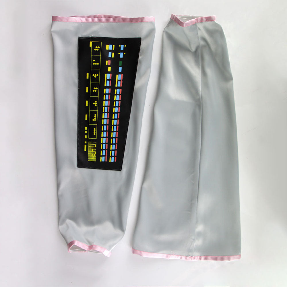 Women and Kids Vocaloid Sakura Hatsune Miku Silver Cosplay Costume with Accessories