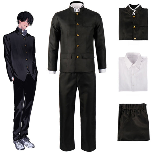 Chainsaw Man Costume Hirofumi Yoshida Cosplay full Suits Uniform for Men