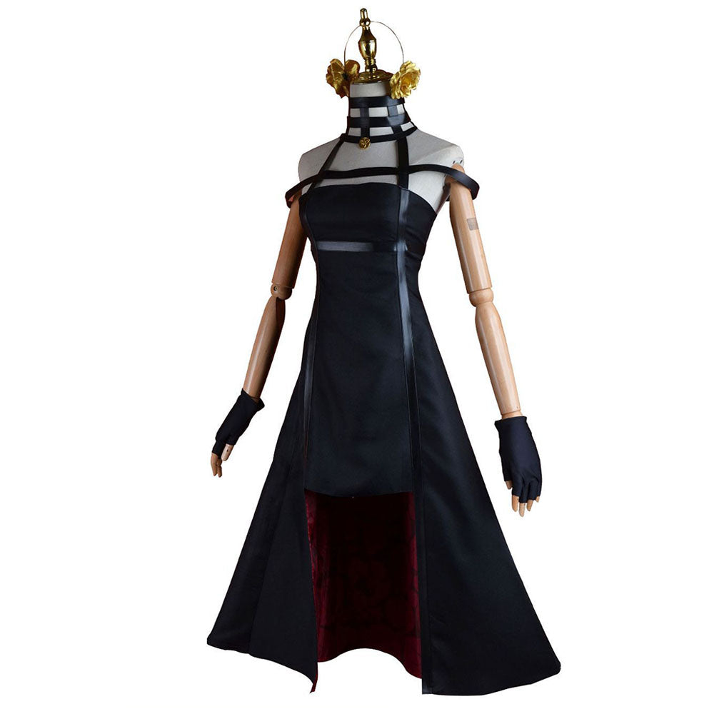 Spy x Family Costume Yor Briar Yor Forger Cosplay Dress Costume with Accessories for Women