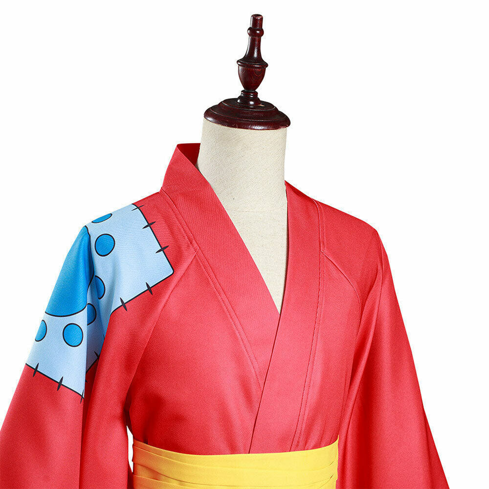 One Piece Wano Country Costumes Roronoa Zoro Luffy Trafalgar Law Cosplay Kimono Set For Men