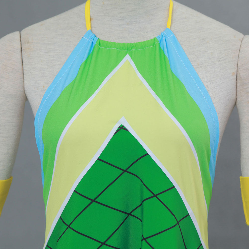 Fairy Tail Costume Tenrou Island Arc Wendy Marvell Green Cosplay Dress pro-costumes Fairy Tail Costume Tenrou Island Arc Wendy Marvell Green Cosplay Dress pro-costumes