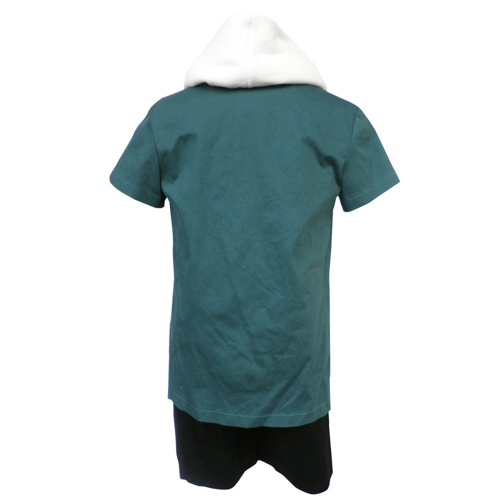 Naruto Costume Akimichi Chouji Childhood Green Cosplay full Outfit for Men and Kids