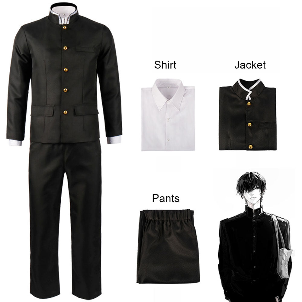 Chainsaw Man Costume Hirofumi Yoshida Cosplay full Suits Uniform for Men