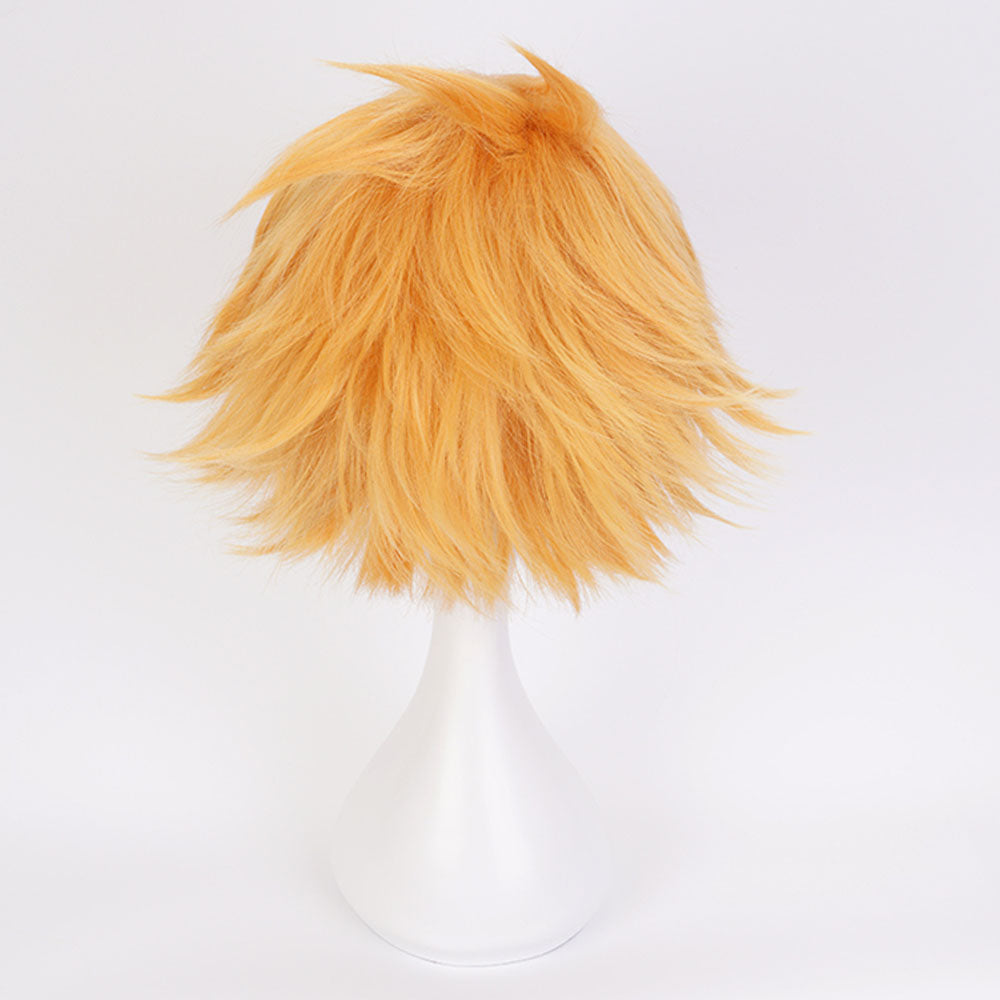 Anime My Hero Academia Costume Kaminari Denki Training/Gym Cosplay Outfit with Wig