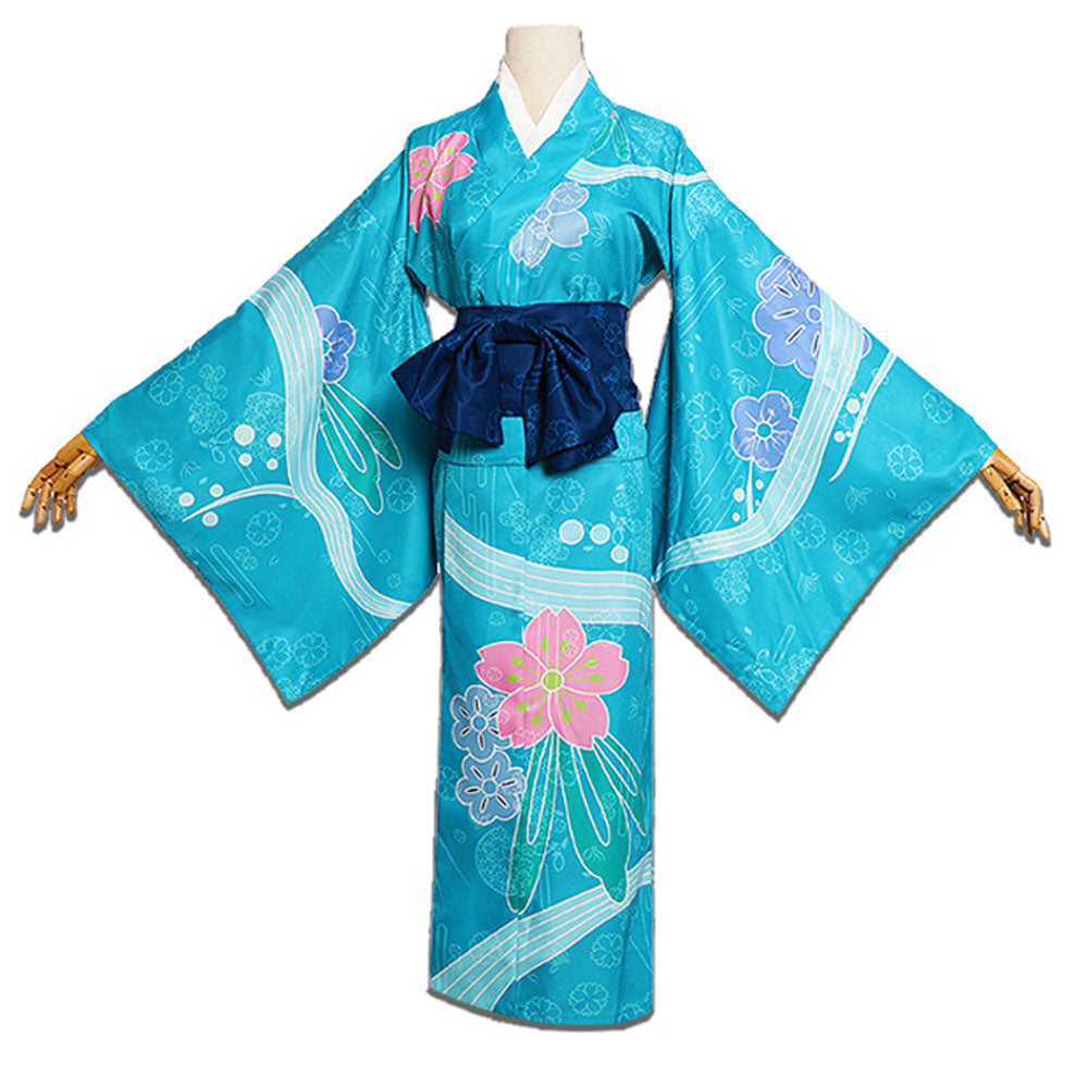 Women Demon Slayer Costume Kimono Cosplay Kamado Tanjirou Hashibira Inosuke Agatsuma Zenitsu