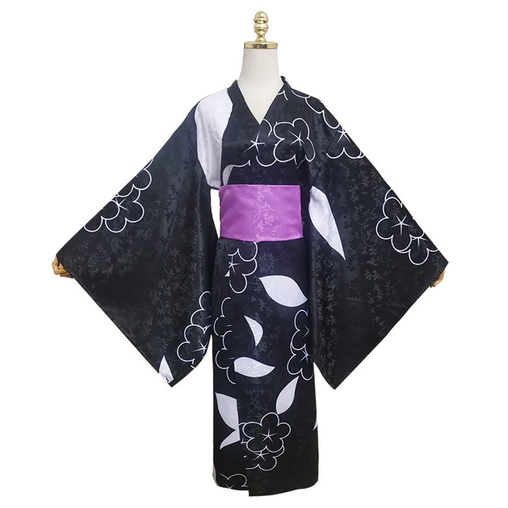 My Dress-up Darling Costume Kitagawa Marin Black Kimono Cosplay for Women