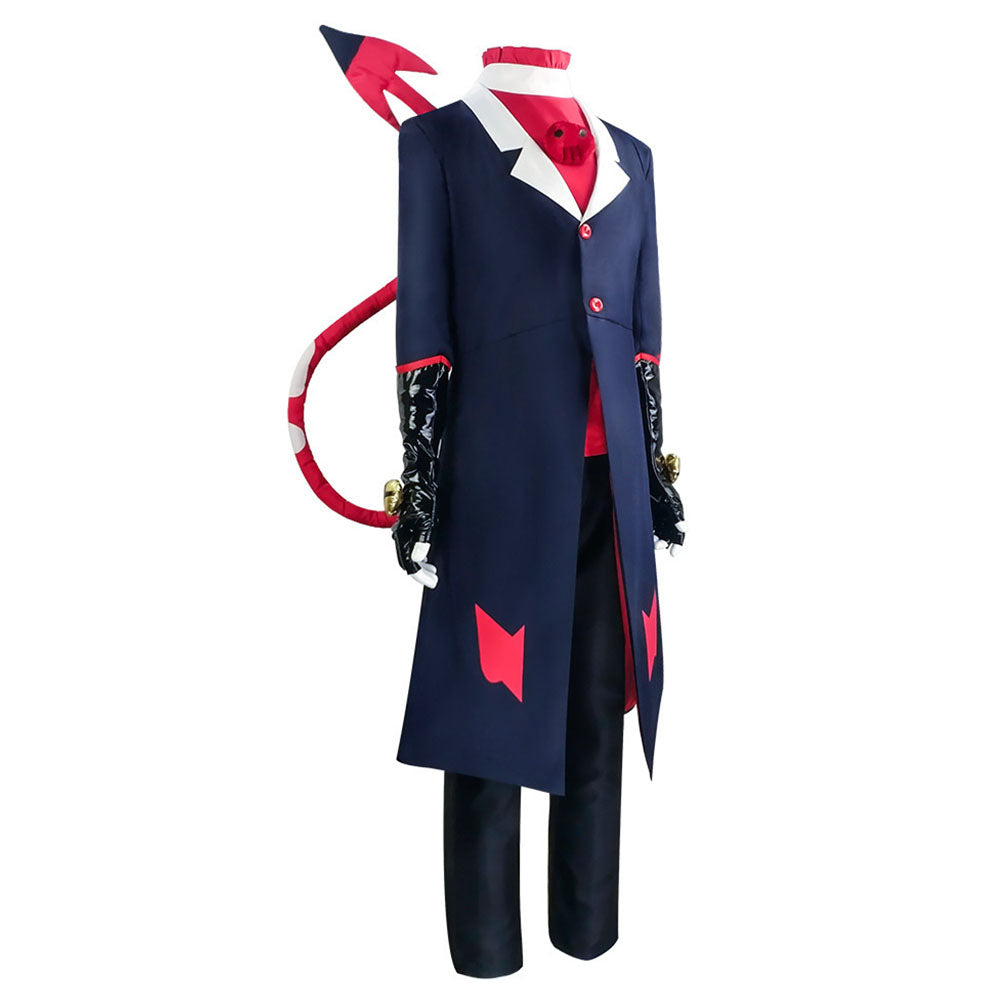 For Men Hazbin Hotel Costume Helluva Blitzo Cosplay Uniform Outfit Full Set