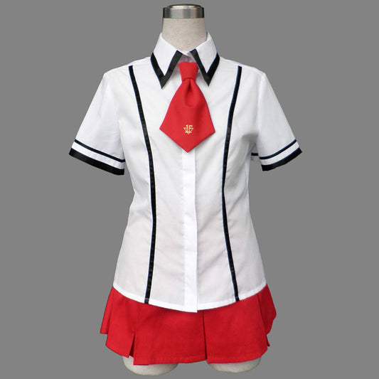 BAKA and TEST - Summon the Beasts Costume Himeji Mizuki Cosplay School Uniform for Women and Kids