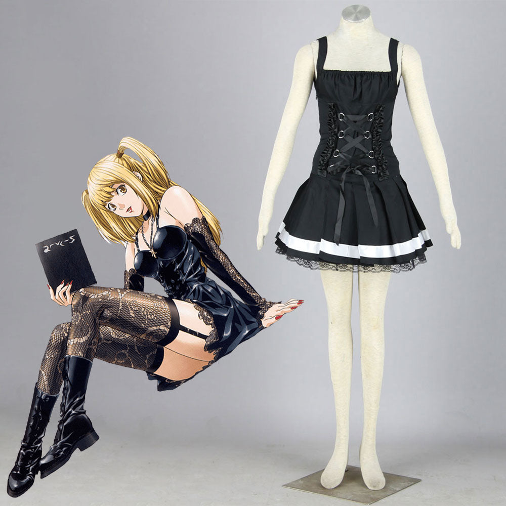 Death Note Costume Misa Amane Cosplay Dress for Women and Kids
