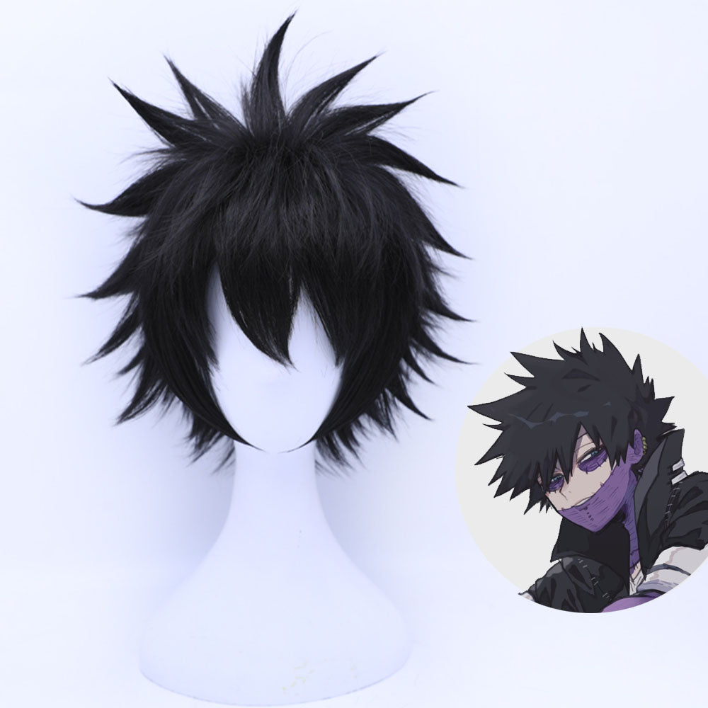 Anime My Hero Academia Dabi Cosplay Wig Heat Resistant Sythentic Hair
