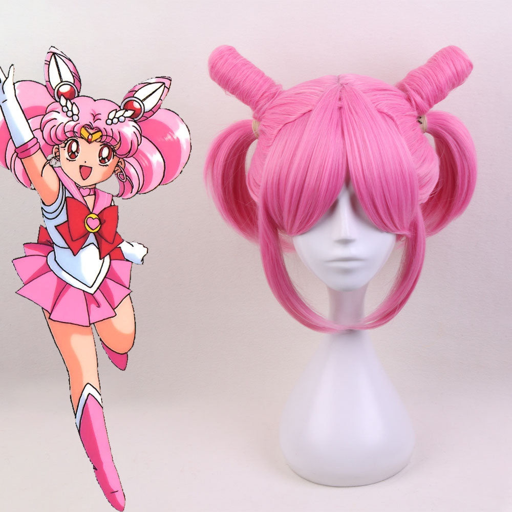 Anime Sailor Moon Sailor chibi moon Chibi usa Cosplay Wig Heat Resistant Sythentic Hair