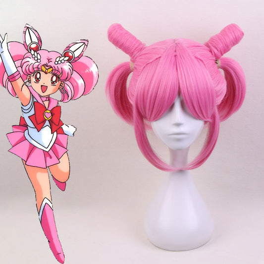 Anime Sailor Moon Sailor chibi moon Chibi usa Cosplay Wig Heat Resistant Sythentic Hair
