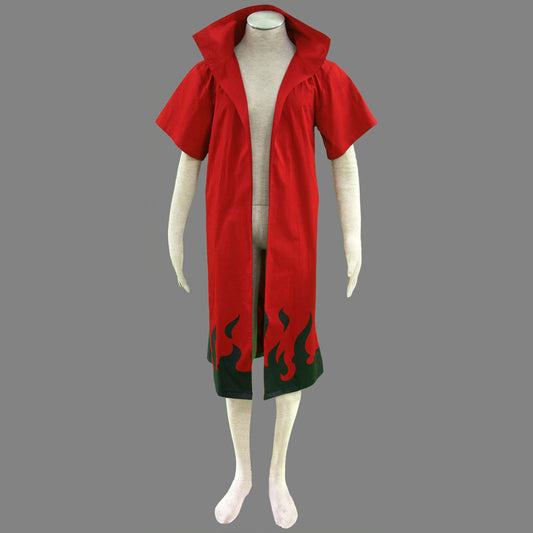 Naruto Shippuden Costume Naruto Sennin Moodo Cosplay Cloak Long Coat for Men and Kids