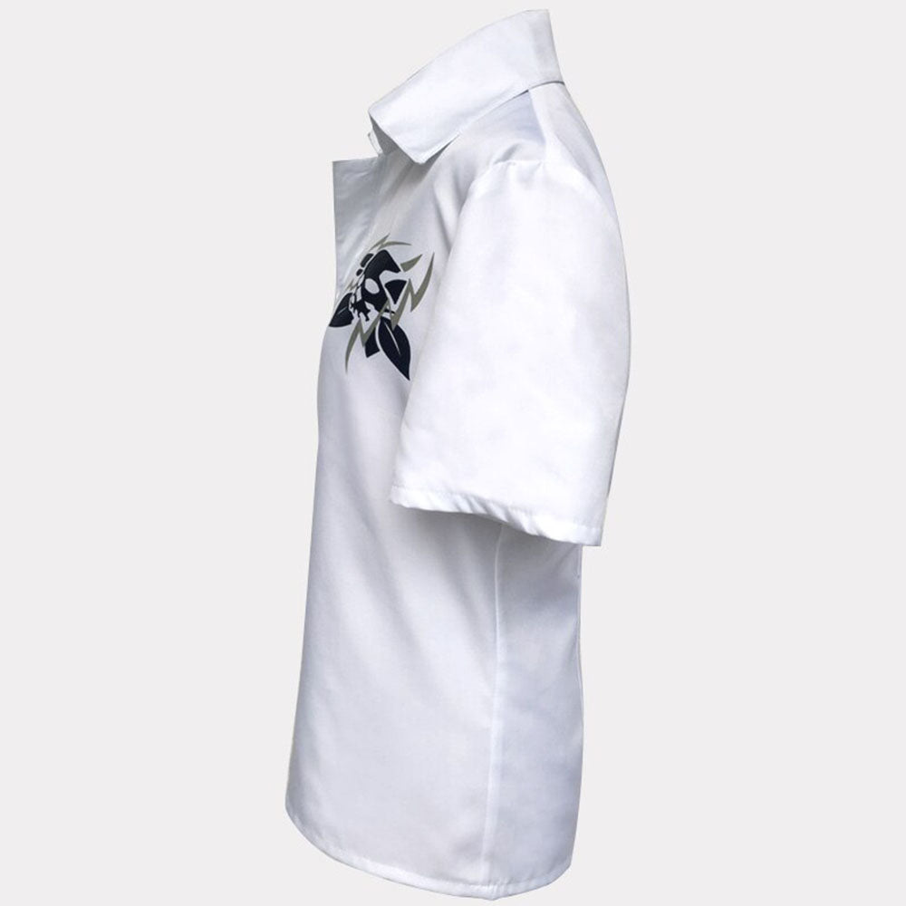 Division Rap Battle Costume Samatoki Aohitsugi Cosplay White Shirt for Men and Kids