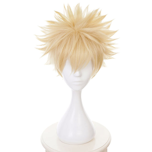 Anime My Hero Academia Bakugou Katsuki Cosplay Wig Heat Resistant Sythentic Hair