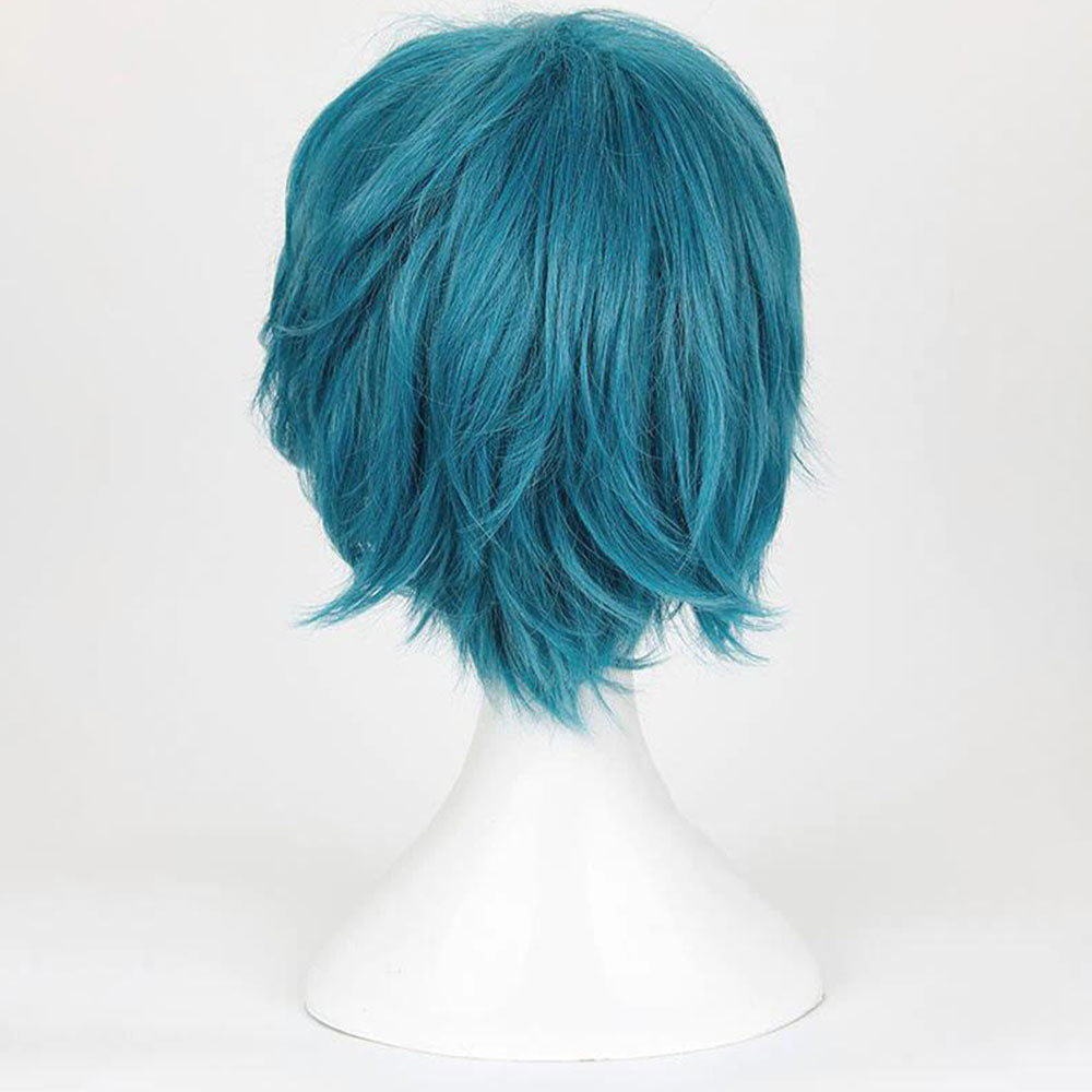 Anime Sailor Moon Sailor mercury Mizuno Ami Cosplay Wig Heat Resistant Sythentic Hair