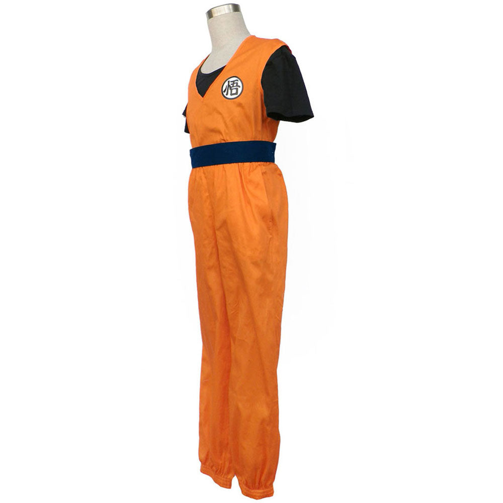Dragon Ball  Costume Son Goku Training Suit Z Authentic Cosplay for Men and Kids