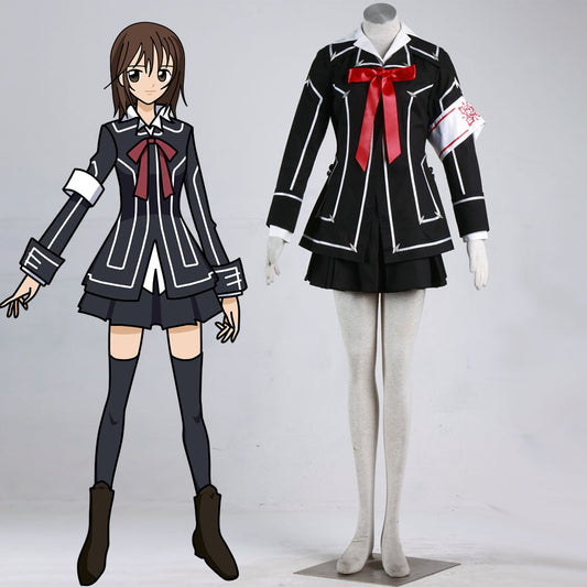 Vampire Knight Costume Kuran Yuki Wakaba Sayori Costume Black Uniform for Women and Kids