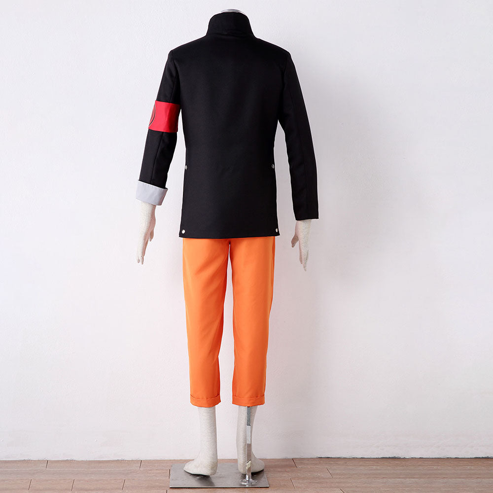 Naruto The Last Costume Naruto Cosplay full Outfit with Scarf for Men and Kids