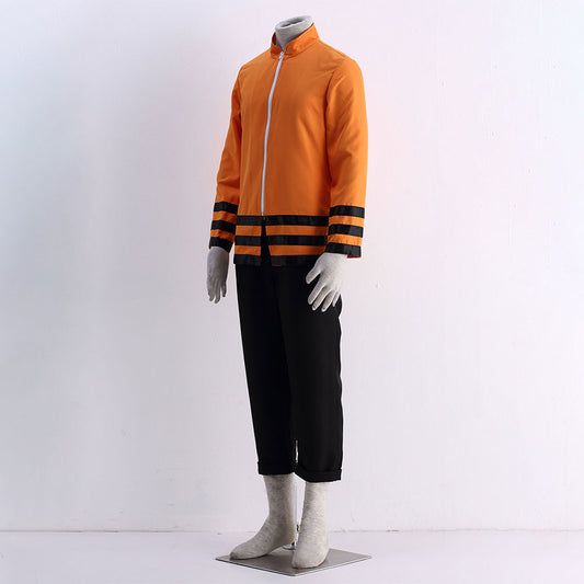 Anime Nine-Tailed Fox Spirit Ninja as Father Cosplay full Outfit for Men Kids