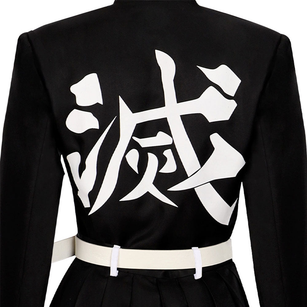 Demon Slayer Kimetsu no Yaiba Costume Kanroji Mitsuri Cosplay Full Outfit for Women