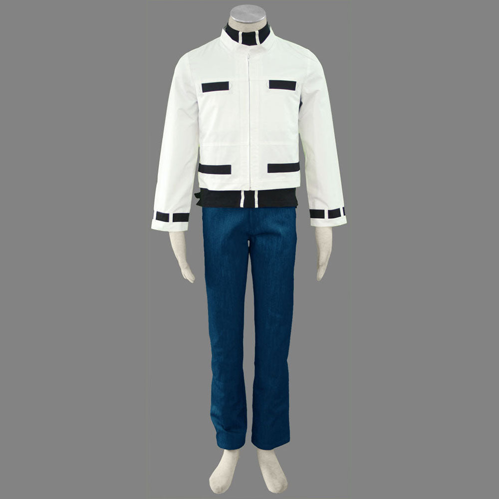 King of Fighters Costume Kyo Kusanagi White Suit Cosplay full Outfit for Men and Kids