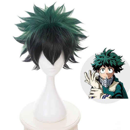 Anime My Hero Academia Midoriya Izuku Cosplay Wig Heat Resistant Sythentic Hair