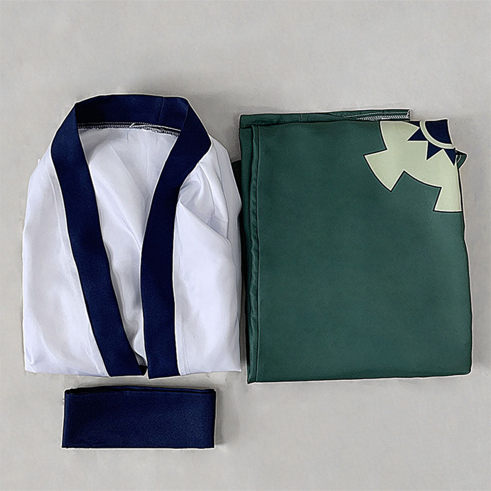One Piece Wano Country Costumes Roronoa Zoro Luffy Trafalgar Law Cosplay Kimono Set For Men