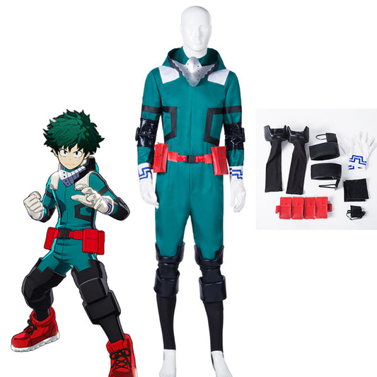 Anime My Hero Academia Midoriya Izuku Fighting Suit Cosplay Costume Unisex