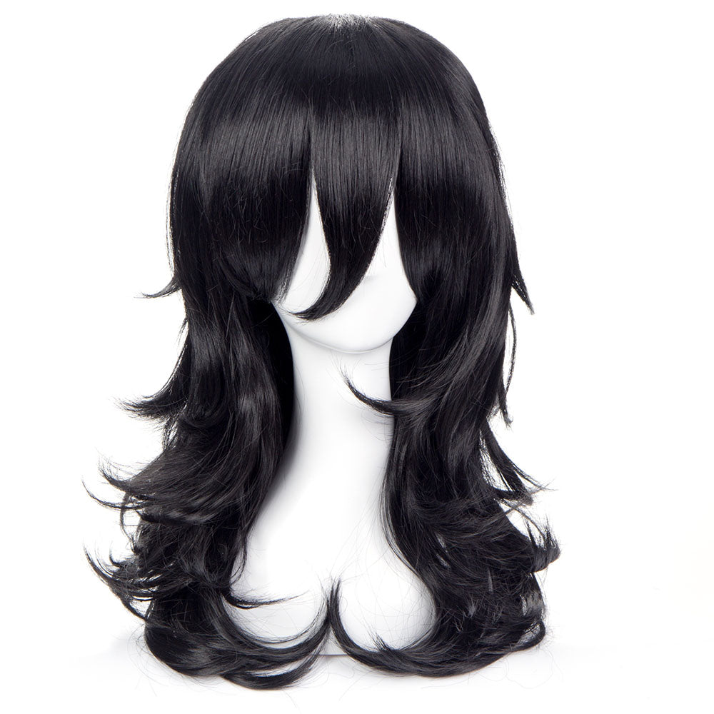 Anime My Hero Academia Teacher Aizawa Shouta Cosplay Black Costume with Wig