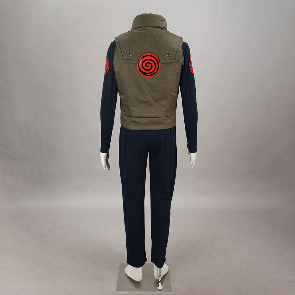 Naruto Shippuden Costume 4th Hokage Namikaze Minato Cosplay full Outfit for Men and Kids