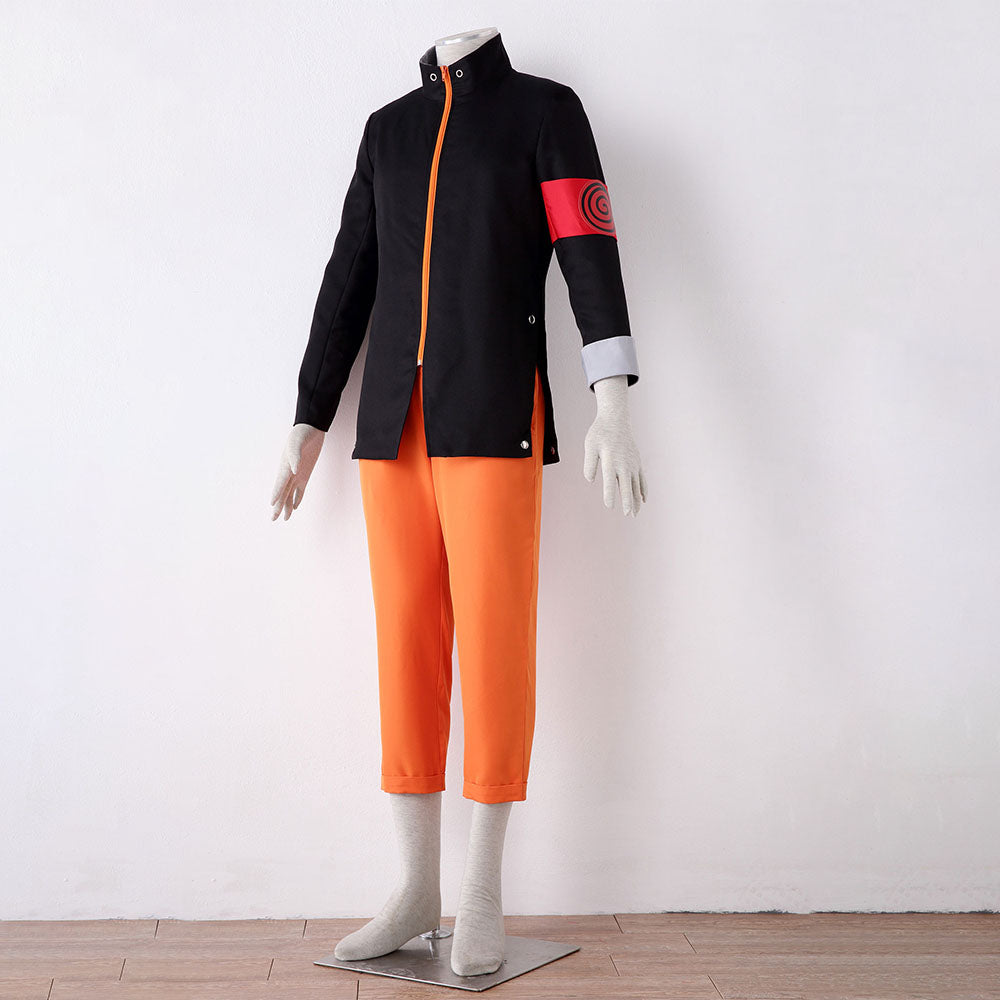 Naruto The Last Costume Naruto Cosplay full Outfit with Scarf for Men and Kids