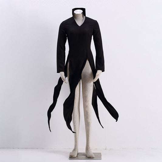 One-Punch Man Costume Tatsumaki Cosplay Black Dress for Women and Kids