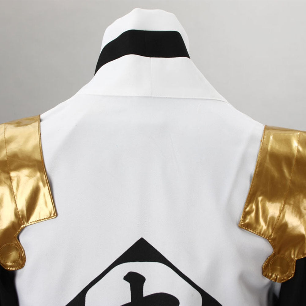 Bleach Costume Komamura Sajin Cosplay Kimono Set 7th Division Captain Costume for Men and Kids